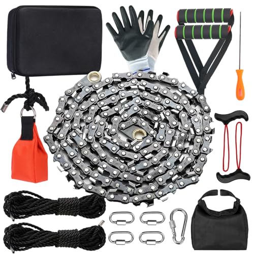 55 Inch High Limb Rope Saw with 70 Sharp Teeth - Set for Tree Cutting