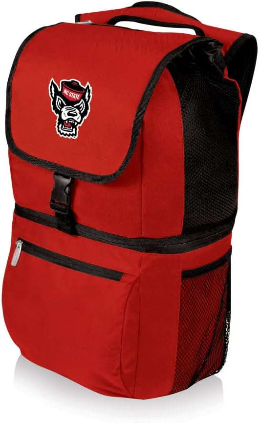 PICNIC TIME NCAA North Carolina Tar Heels Zuma Backpack Cooler - Soft Cooler Backpack - Lunch Cooler, (Black)