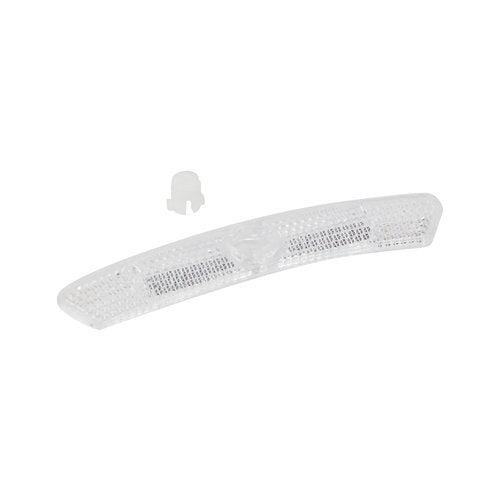 Nicerity 10Pcs Bicycle Wheel Spoke Reflectors Bicycle Light Reflectors Bike Safety Warning for Mountain Bike Road Bike Decoration (White)