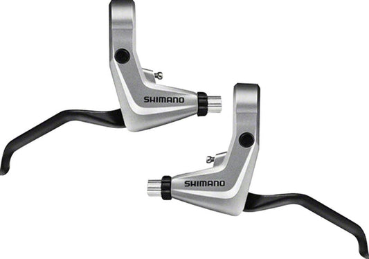 SHIMANO Silver Brake Lever Set with T-Type Cable - 1400x1600mm