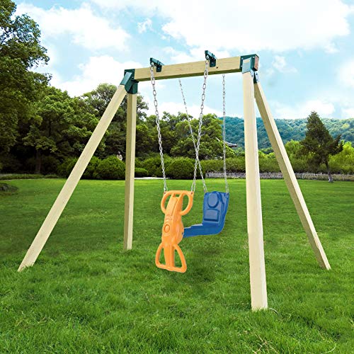 Betooll 2PCS Glider Swing Brackets for Play Set Horse Swing Supports 400lbs Capacity
