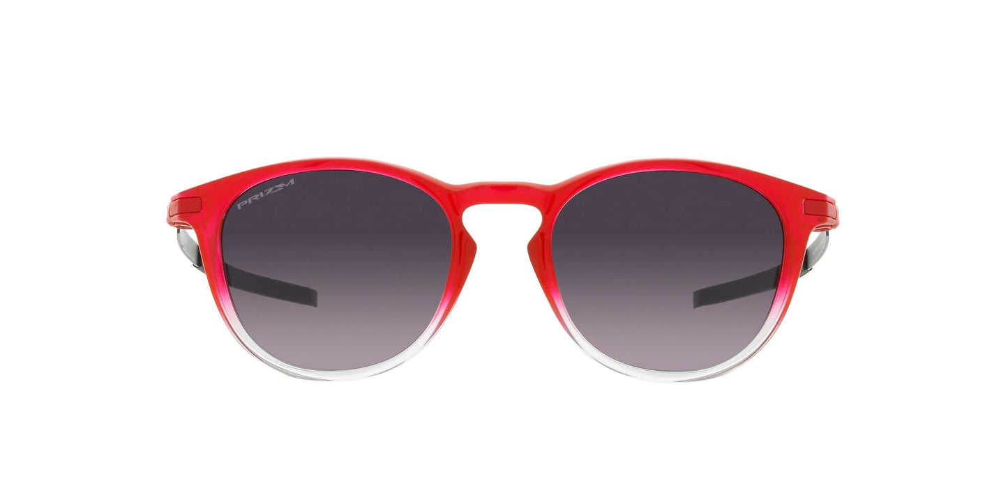 Oakley Men's OO9439 Pitchman R Round Sunglasses, FQ Red Fade/Prizm Black Gradient, 50 mm