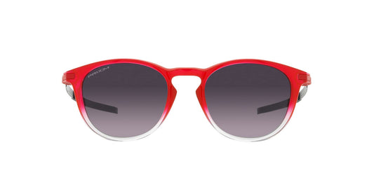 Oakley Men's OO9439 Pitchman R Round Sunglasses, FQ Red Fade/Prizm Black Gradient, 50 mm