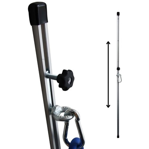 TAME Extra Length Adjustable Band Station, Resistance Band Wall Anchor for Resistance Band Exercises, Physical Therapy, Occupational Therapy, Warmups, and Athletic Training