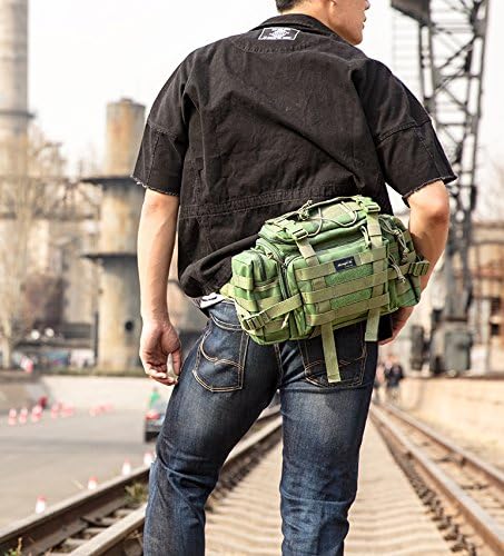SHANGRI-LA Tactical Range Bag Outdoor Sling Backpack Hiking Fanny Waist Pack