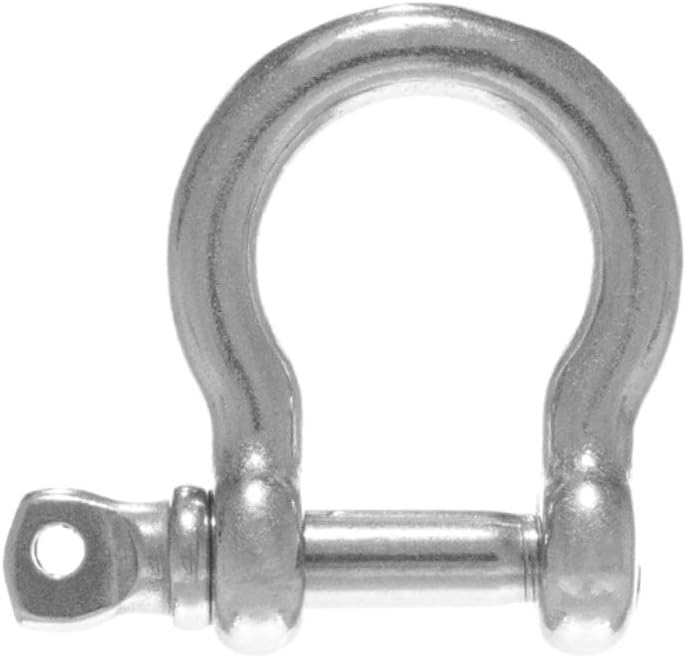 Paracord Planet Stainless Steel and Alloy B-Shackles, D-Shackles, O-Shackles, & U-Shackles for Paracord Survival Bracelets (Pack and Single Sizes)
