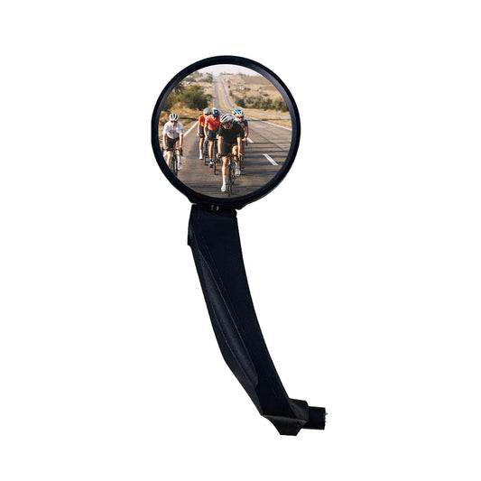 2023 New Left Handbar Bike Mirror, Adjustable Acrylic Convex Lens Ebike Rearview, HD Automotive Grade Scratch Resistant, Rotate Bicycle Mirror for Scooter