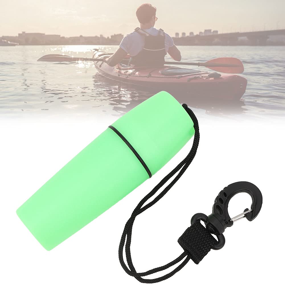 Qiilu Money Holder Money Holder for Swimming Abs Portable Sealing Water Container Bottle with Buckle for Diving Snorkeling Surfing(Green) (Green)