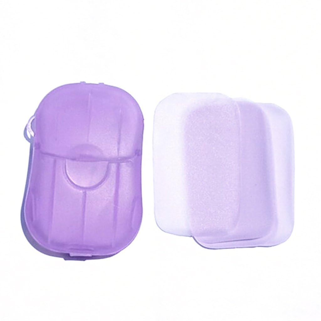 Juroicessry 6Pcs Colorful Soap Sheets for Traveling,Portable Soap Paper, Effectively Cleans Stains, Suitable for BBQ, Camping, Hiking, Traveling，Personal Care， Camping Soap and Shampoo