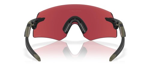 Oakley Men's OO9471 Encoder Rectangular Sunglasses, Matte Moss Green/Prizm Snow Sapphire, 36 mm