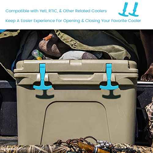 Replacement Lid Latches, 2 Pack, Compatible with Yeti, RTIC Hard Coolers & Other Related Coolers, More Durable Rubber & Improved Design