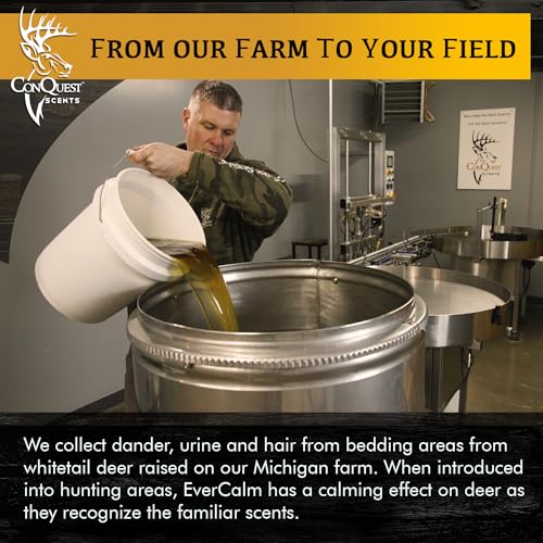 Hunting Scent Dispenser with Deer Bedding Wax Tube - Reusable Wildlife Attractant