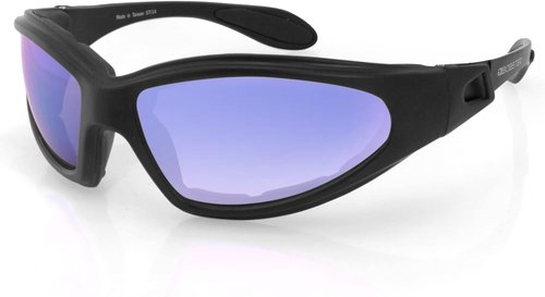 Bobster GXR ®, Matte Black Frame, Cyan Mirror Lens
