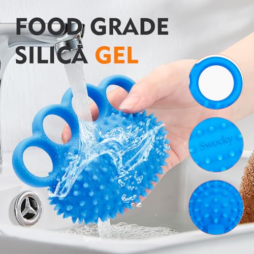 Stress Balls for Adults 2 Pack - Hand Exercise & Grip Strength Trainer