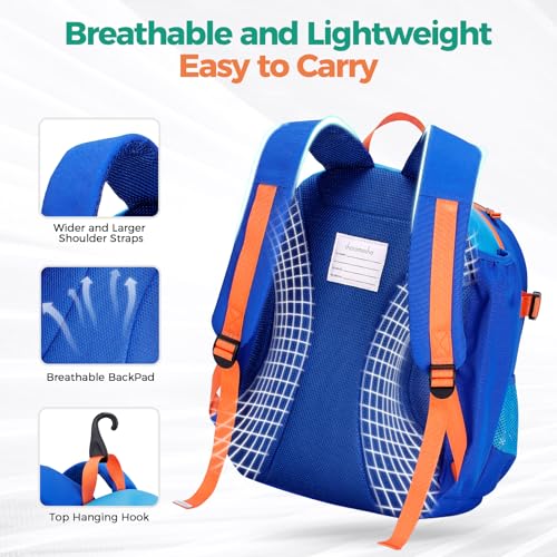 Choco Mocha TBall Bag for Toddler Kids with Bat Holder - Blue Variation