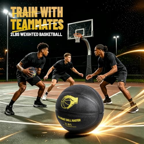 Mini Weighted Basketball Training Ball 2.0 LBS for Arm & Hand Dexterity