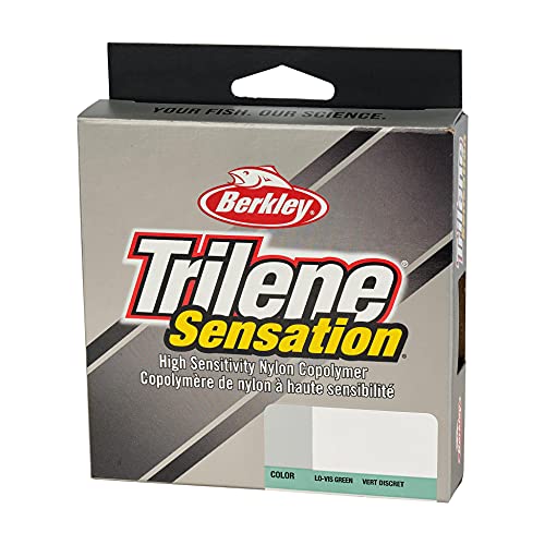 Low-Vis Green Monofilament Fishing Line - 8lb / 3.6kg, 0.010in | Berkley Trilene Sensation
