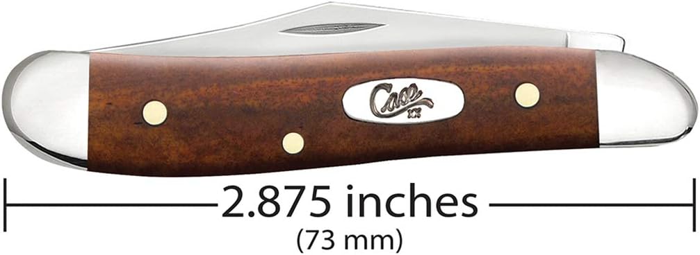 Case WR XX Pocket Knife Orange Synthetic Peanut Item #80504 - (4220 SS) - Length Closed: 2 7/8 Inches
