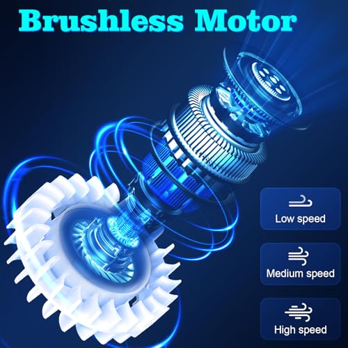 K KERNOWO LED Headlamp Rechargeable, Super Bright Head Lamp, Headlamp with Red Warning Lights, Head Lights for Forehead, Waterproof & Zoomable, 90¡Æ Adjustable Headlamps for Camping Hiking Car Repair