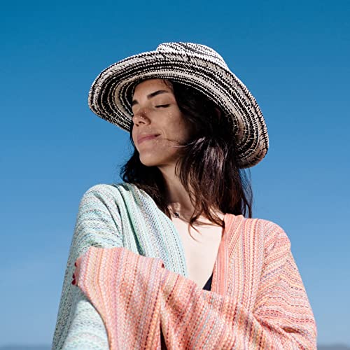 Turkish Beach Towel with Travel Bag Blue Mix - Oversized, Quick Dry Sand-Free Lightweight
