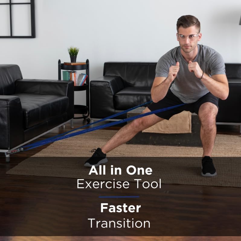 THERABAND CLX Resistance Band with Loops - Versatile Workout Tool for Strength Training