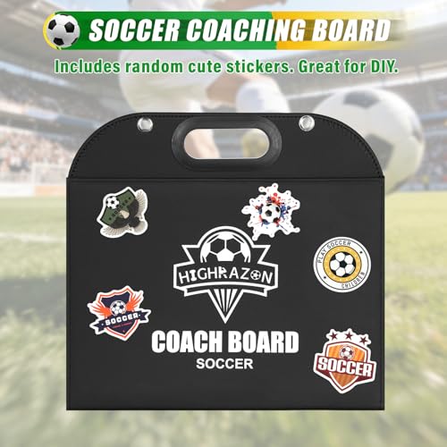 Soccer Coaching Board Kit - Foldable Magnetic Tactical Display with Carry Handle