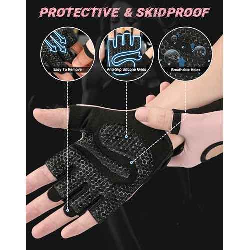 COFIT Breathable Workout Gloves, Antislip Weight Lifting Gym Gloves for Men Women, Superior Grip & Palm Protection for Weightlifting, Fitness, Exercise, Training