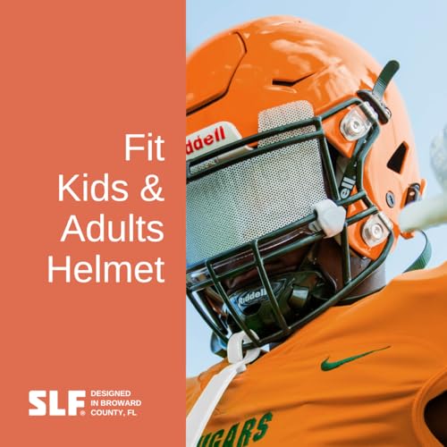 Football Visor Clips - Universal Fit for Quick & Secure Helmet Installation - White