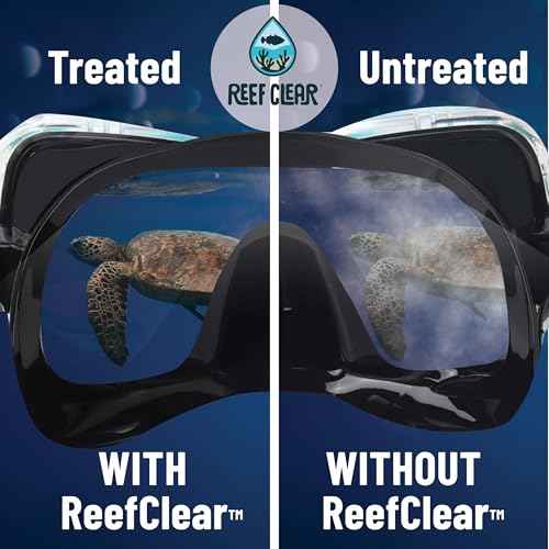 Anti-fog Mask Drops actively supporting Plastic Clean-up. Plant-sourced, Reef-Safe formula in a bio-plastic bottle, by a small business making thoughtful choices for snorkeling, scuba diving, and more