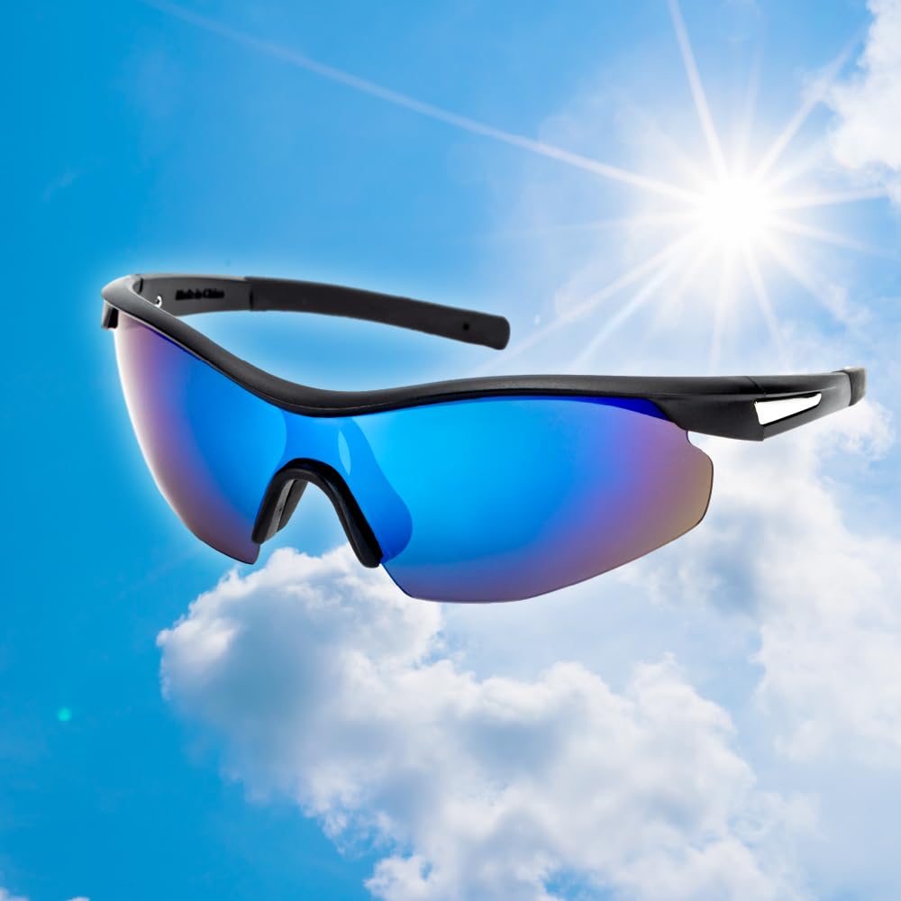 KALIMO Polarized Sport Sunglasses – Lightweight UV Protection Sunglasses for Men & Women, Perfect for Driving, Fishing, Cycling, and Outdoor Activities, 3-Pair