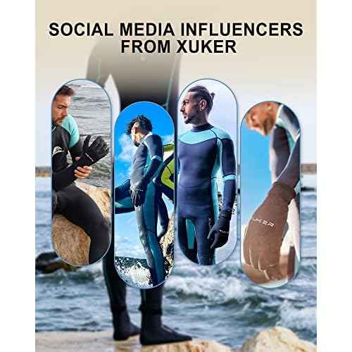 XUKER Neoprene Water Socks 3mm, Sand Proof Beach Volleyball Socks Diving Socks for Outdoor Water Sports