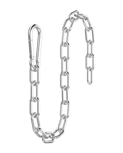 Mixizigoz 1 Pc Fitness Extension Chain, 23.6 Inch Gym Weight Lifting Chain Workout Fit for Home Gym, Strength Training, LAT Pull Down - 304 Stainless Steel Cable Machine Extension