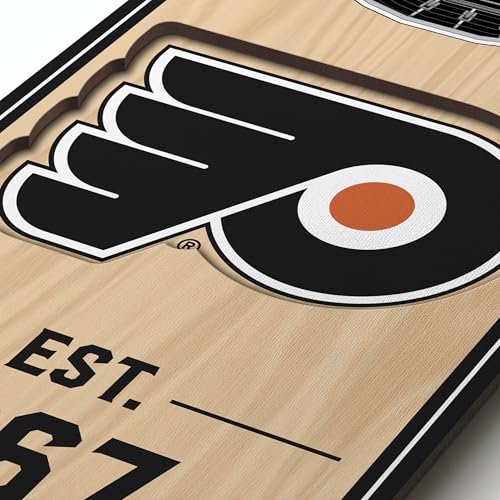 Philadelphia Flyers NHL 3D Stadium Banner - 6x19 Inch Wall Decor - YouTheFan