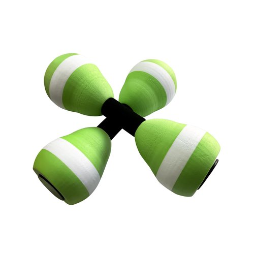 New Water Aerobic Exercise Foam Dumbbells Pool Resistance 1 Pair, Water Fitness Exercises Equipment for Women Senior Weight Loss