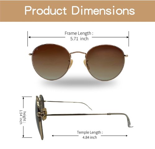 Eaglens retro classic HD real glass lens stylish polarized sunglasses