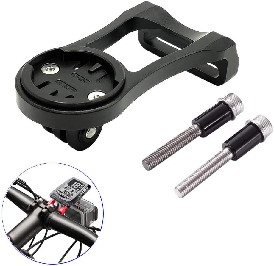 Out Front Combo Extended Mount for Wahoo Elemnt Bolt and Mini, Bike Light Adapter
