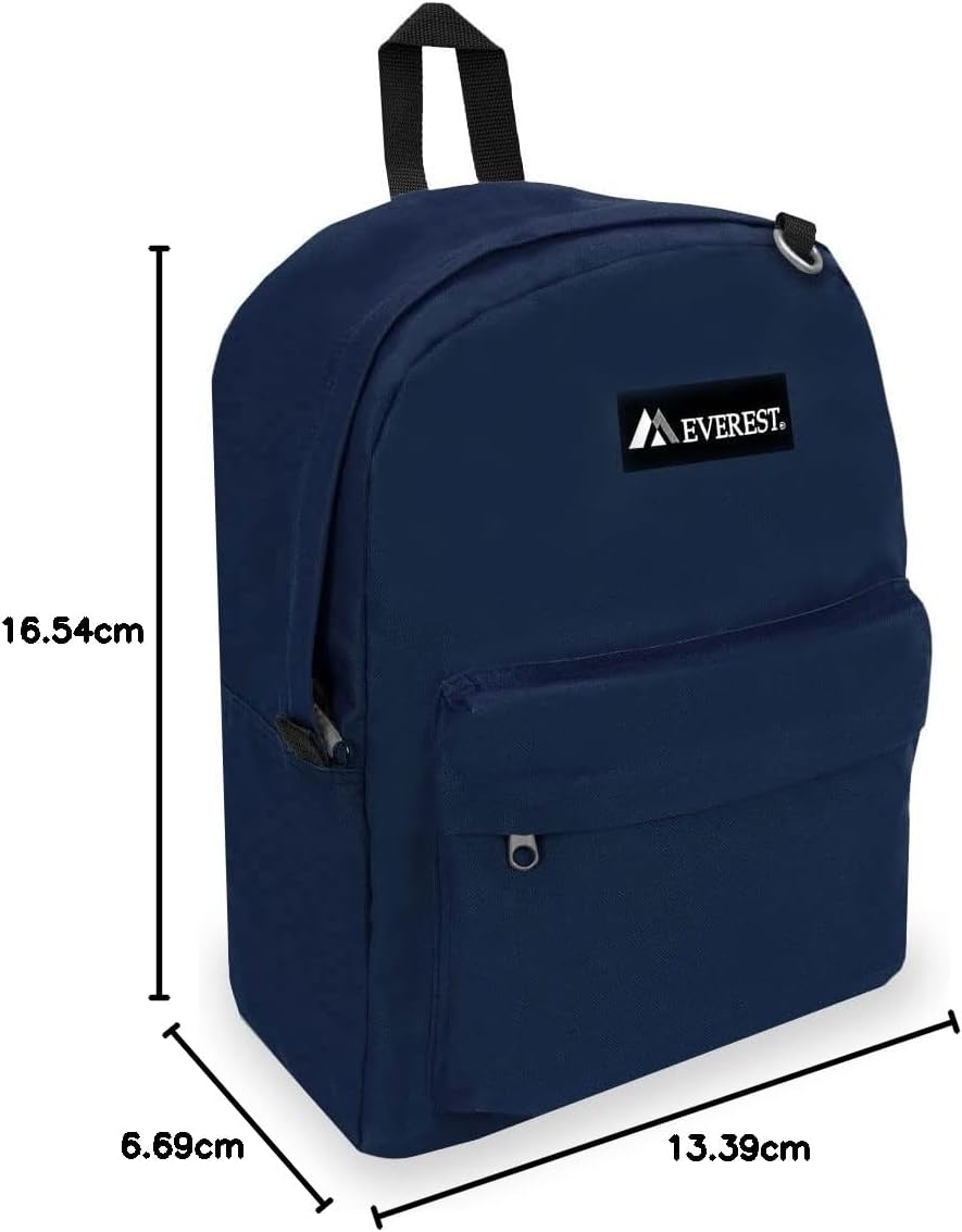 Everest Classic Royal Blue Backpack - One Size, Durable & Stylish Travel Bag