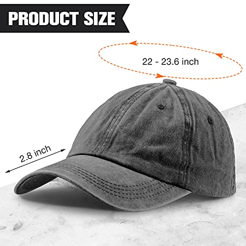 Women’s Satin Ponytail Baseball Cap - Washed Adjustable Twill Hat