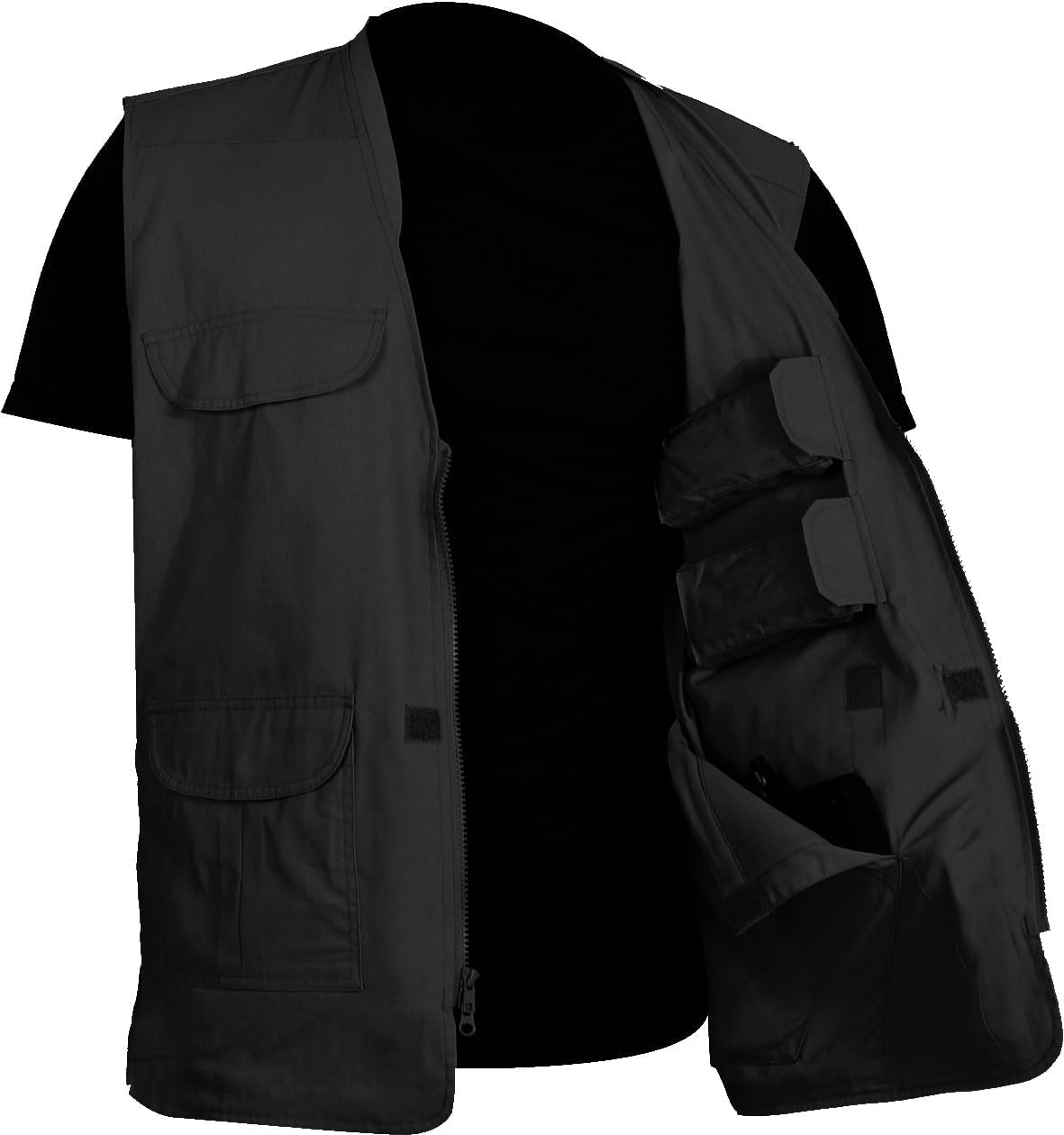 Rothco Men's Professional Concealed Carry Vest, Lightweight CCW Covert Solid Tactical Vest
