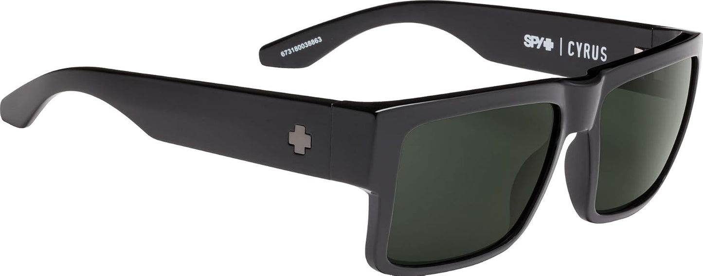 SPY Optic Cyrus, Square Sunglasses, Color and Contrast Enhancing Lenses