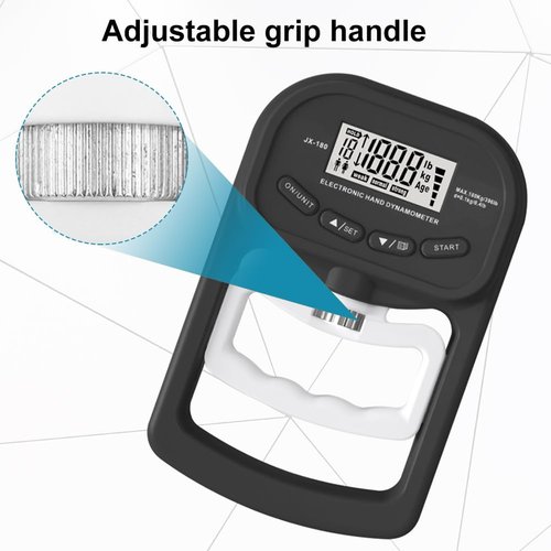 Trasylph Grip Strength Trainer 396lbs/180kg,Digital Grip Strength Tester with LCD Display,Hand Dynamometer Grip Strength Trainer,Electronic Hand Grip Strength Tester,for Home School Use