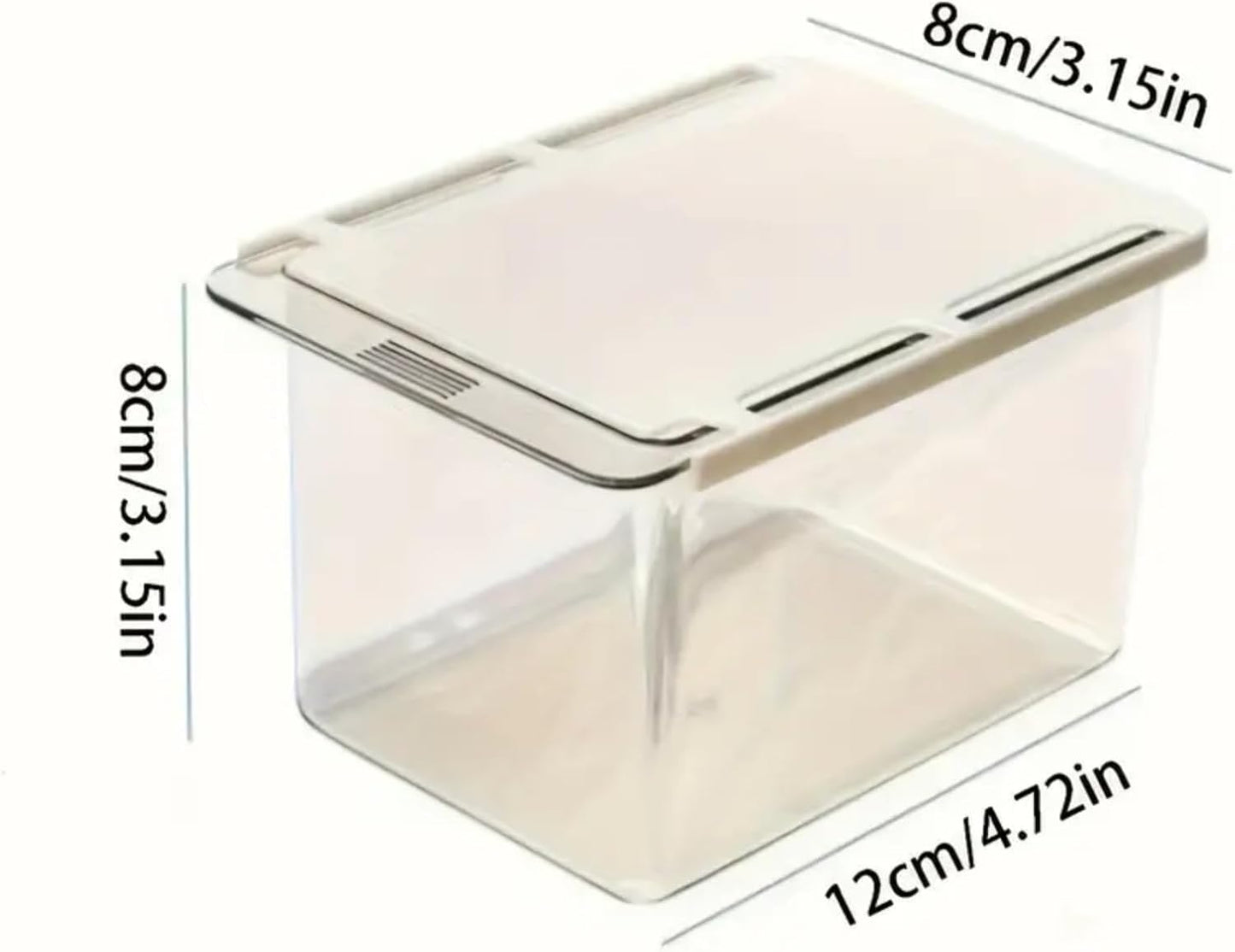Under Desk Drawer Organizer, with Self-Adhesive Hidden Slide Out Tray Transparent Storage Box, for Home, Kitchen, Bathroom Supplies (Clear)