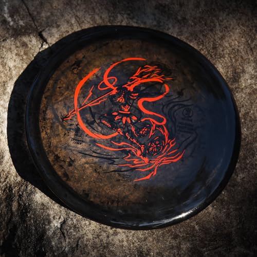 Yikun Disc Golf Fairway-Distance Hybrid Disc - Limited Edition Black, 170-176g