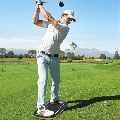 Golf Pressure Plate Balance Board Swing Trainer for Better Weight Shift