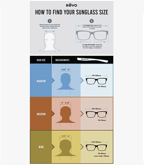 Revo Sunglasses Descend Pro: Polarized Photochromic Lens with Rimless Rectangle Frame, Crystal Frame with Blue Water Photo Lens