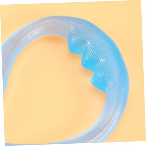 SUPVOX Silicone Yoga Resistance Band Multifunctional Figure Elastic Pull Rope Portable Compact Design for Fitness Odorless and Durable Stylish Blue