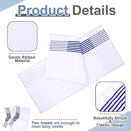 Mixweer Large Golf Caddy Towel 22x42 Inches - Dual Classic / 4 Pack