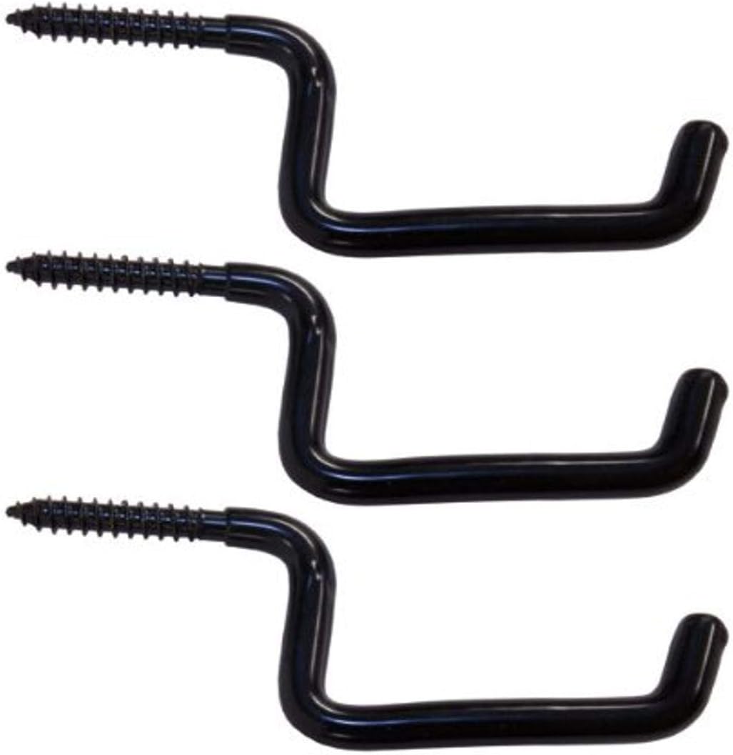 Screw-In Accessory Hooks for Treestands (3-Pack) - Muddy Big Game, Black