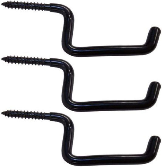 Screw-In Accessory Hooks for Treestands (3-Pack) - Muddy Big Game, Black