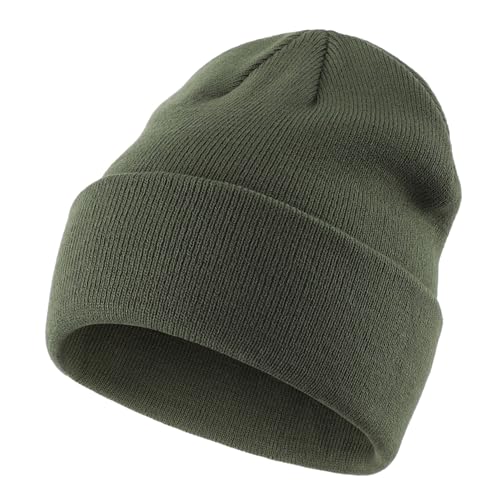 Home Prefer Mens Beanies Cuffed Knitted Winter Hat Watch Skull Cap Warm Beanie Hat for Men Women Unisex Gifts